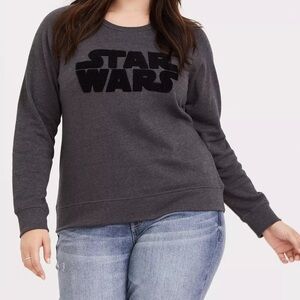 Her Universe Gray Star Wars Crew Neck Sweater